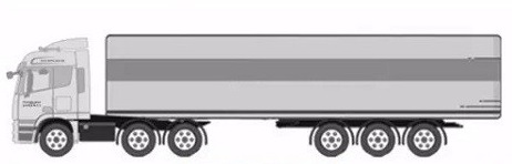 二拖三13米廂式貨車核載圖